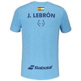 Crew Neck Tee Juan Lebrón Cyan Blue
