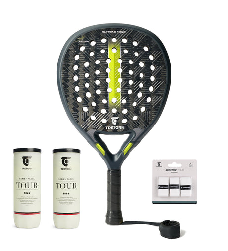 Supreme VSQZ 2025 + 2 rör Serie+ Tour + 3-pack Overgrip