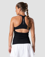 Smash Padel 2-in-1 Tank Top Black